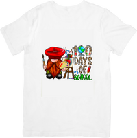 Thumbnail for 100 Days Of School Painter Gnome T-Shirt | Cute Art Teacher Graphic Tee | School Gift