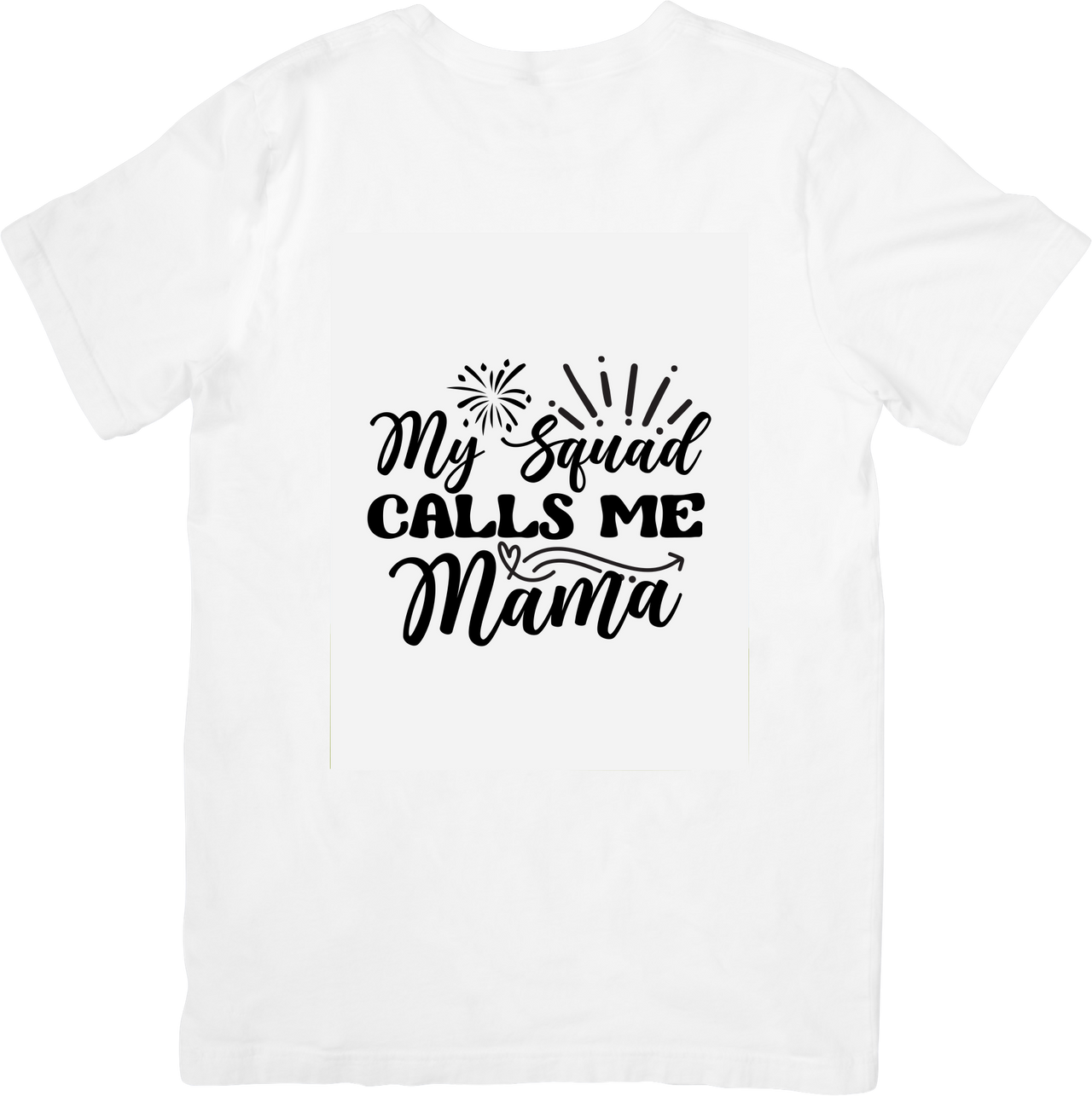 My Squad Calls Me Mama T-Shirt | Funny Mom Script Graphic Tee | Mother's Day Gift